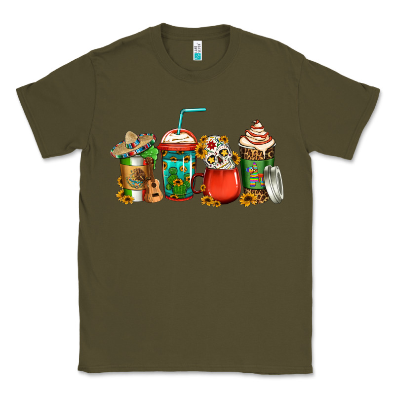 Mexican Coffee Cups Classic Tee by Jasminsmagicworld | Teevron