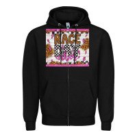 Black race day vibes Zipper Hoodie - Artiststas