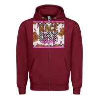 Burgundy race day vibes Zipper Hoodie - Artiststas