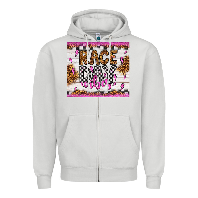 Race Day Vibes Zipper Hoodie by Artiststas | Teevron