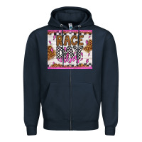 Navy race day vibes Zipper Hoodie - Artiststas