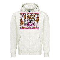 Oatmeal Heather race day vibes Zipper Hoodie - Artiststas
