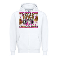 White race day vibes Zipper Hoodie - Artiststas