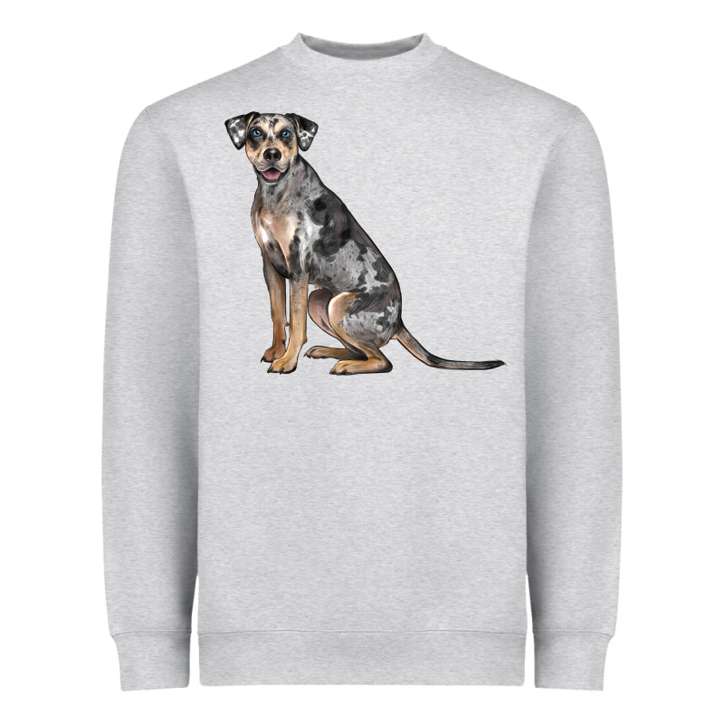Catahoula Leopard Dog Heavyweight Sweatshirt by LillyAllenDesigns | Teevron