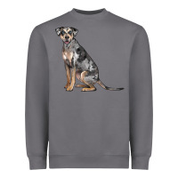 Storm catahoula leopard dog Heavyweight Sweatshirt - LillyAllenDesigns