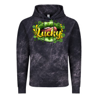 Cloud Black St. Patrick's Day lips lucky Vintage Hoodie - HowdyJamesFarm