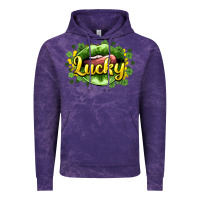 Cloud Purple St. Patrick's Day lips lucky Vintage Hoodie - HowdyJamesFarm