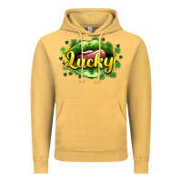 St. Patrick's Day Lips Lucky Vintage Hoodie | Teevron