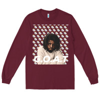 Burgundy Retro Vintage J Cute Cole Gifts Women Long Sleeve Tee - longCreatives