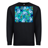 Black dolphin tumbler Premium Sweatshirt - BarkalooDesign