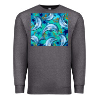 Charcoal Heather dolphin tumbler Premium Sweatshirt - BarkalooDesign