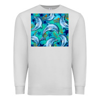 Dove Grey dolphin tumbler Premium Sweatshirt - BarkalooDesign