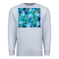 Heather Grey dolphin tumbler Premium Sweatshirt - BarkalooDesign