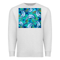 Oatmeal Heather dolphin tumbler Premium Sweatshirt - BarkalooDesign