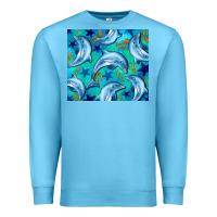 Ocean Blue dolphin tumbler Premium Sweatshirt - BarkalooDesign