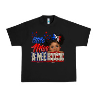 Black little miss america black girl peekaboo Urban Heavy Tee - CowGirlArtShop