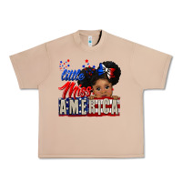 Burro little miss america black girl peekaboo Urban Heavy Tee - CowGirlArtShop