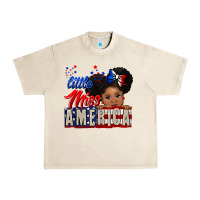 Sandshell little miss america black girl peekaboo Urban Heavy Tee - CowGirlArtShop