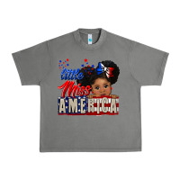 Tornado little miss america black girl peekaboo Urban Heavy Tee - CowGirlArtShop