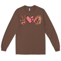 Chestnut Peace Love Cats Long Sleeve Tee - Jasminsmagicworld