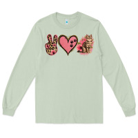 Matcha Peace Love Cats Long Sleeve Tee - Jasminsmagicworld