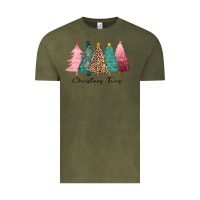 Vintage Olive christmas trees Vintage Tee - CowGirlArtShop