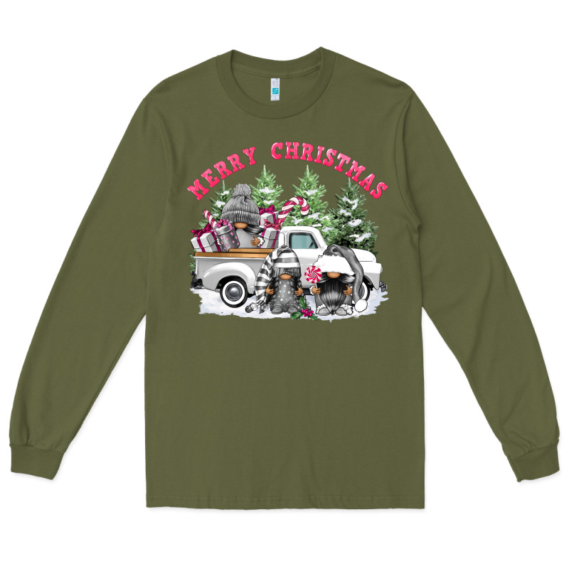 Merry Christmas Gnomies Long Sleeve Tee by FaDigitalArtStudio | Teevron