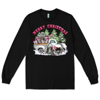 Black merry christmas gnomies Long Sleeve Tee - FaDigitalArtStudio