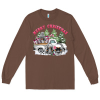 Chestnut merry christmas gnomies Long Sleeve Tee - FaDigitalArtStudio