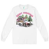 White merry christmas gnomies Long Sleeve Tee - FaDigitalArtStudio