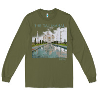 Army Green india agra taj mahal mausoleum travel tourist Long Sleeve Tee - longCreatives