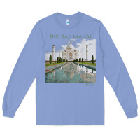 Colony Blue india agra taj mahal mausoleum travel tourist Long Sleeve Tee - longCreatives