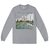 Heather Grey india agra taj mahal mausoleum travel tourist Long Sleeve Tee - longCreatives