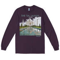 Plum india agra taj mahal mausoleum travel tourist Long Sleeve Tee - longCreatives