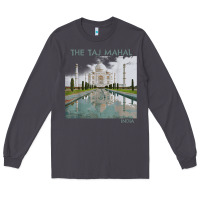 Smoke india agra taj mahal mausoleum travel tourist Long Sleeve Tee - longCreatives