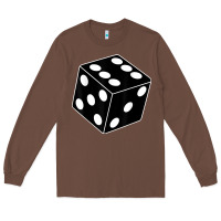 Chestnut black gaming dice halloween costume cool quirky funny Long Sleeve Tee - longCreatives
