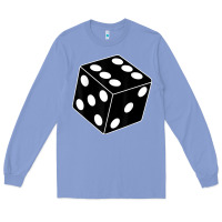 Colony Blue black gaming dice halloween costume cool quirky funny Long Sleeve Tee - longCreatives