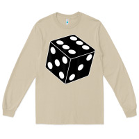 Mushroom black gaming dice halloween costume cool quirky funny Long Sleeve Tee - longCreatives