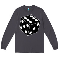 Smoke black gaming dice halloween costume cool quirky funny Long Sleeve Tee - longCreatives