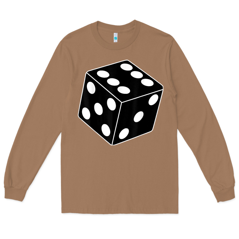 Black Gaming Dice Halloween Costume Cool Quirky Funny Long Sleeve Tee by longCreatives | Teevron
