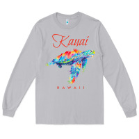 Moon Dust kauai hawaii watercolor sea turtle souvenir Long Sleeve Tee - longCreatives