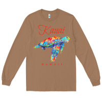 Toasted Coconut kauai hawaii watercolor sea turtle souvenir Long Sleeve Tee - longCreatives