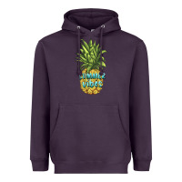 Plum summer vibes pineapple Heavyweight Hoodie - BarkalooDesign