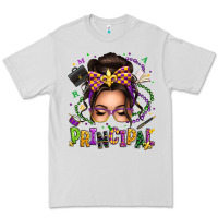 Dove Grey mardi gras principal caucasian messy bun Premium Tee - texasbilliewilder