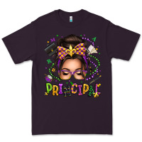 Plum mardi gras principal caucasian messy bun Premium Tee - texasbilliewilder