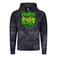 Cloud Black lucky lucky lucky clover St. Patrick's Vintage Hoodie - HowdyJamesFarm