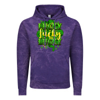 Cloud Purple lucky lucky lucky clover St. Patrick's Vintage Hoodie - HowdyJamesFarm