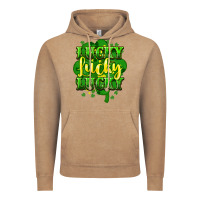 Vintage Coffee lucky lucky lucky clover St. Patrick's Vintage Hoodie - HowdyJamesFarm