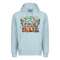 Blue Mist just a little ray of pitch black Premium Hoodie - CowhideDigitalArt
