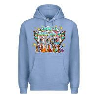 Colony Blue just a little ray of pitch black Premium Hoodie - CowhideDigitalArt